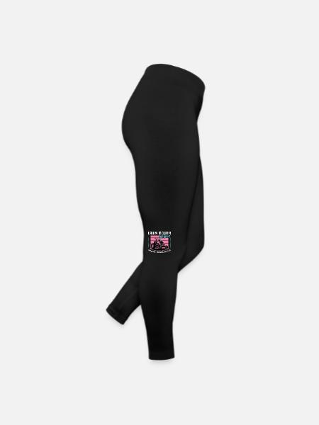 Tondeuse à gazon Tondeuse Vibes Tonte Chillin' Tonte de pelouse - Legging en jersey Femme - noir - Droite