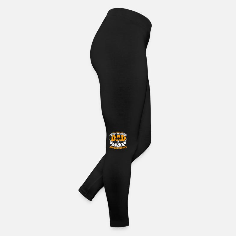 CNA I Have Two Titles Dad And CNA Women’s Jersey Leggings