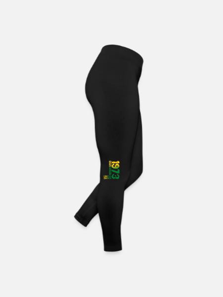 1973 Dezember Limited Edition 50. Geburtstag Deko - Frauen Jersey Leggings - Schwarz - Rechts