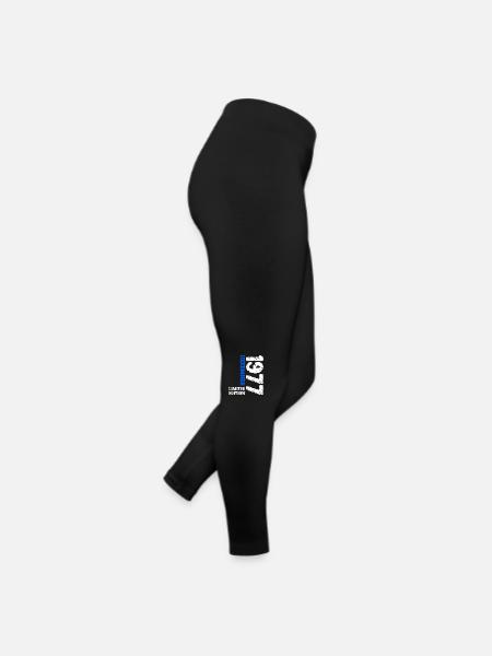 1977 Dezember Limited Edition 46. Geburtstag Deko - Frauen Jersey Leggings - Schwarz - Rechts