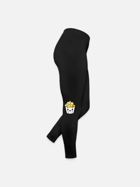 Popcorn Pot Humor - Women’s Jersey Leggings - black - Right