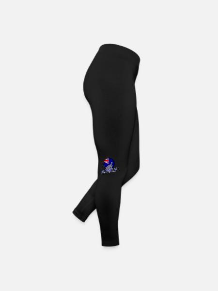 Australie - Legging en jersey Femme - noir - Droite