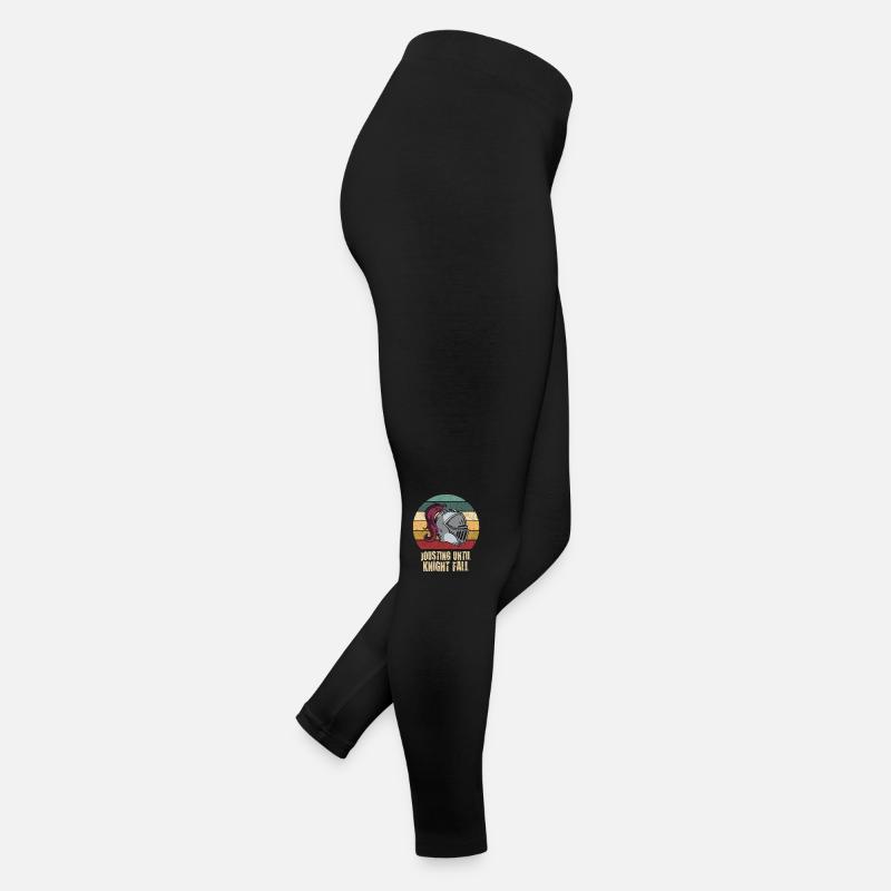 Joute Chevalier Médiéval Renaissance Chevaliers Armure Legging en jersey Femme