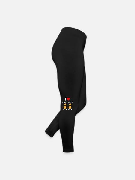 Cacahuètes Humour petite cacahuète - Legging en jersey Femme - noir - Droite