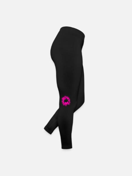 Sea Turtle Turtle in the Oceans - Women’s Jersey Leggings - black - Right