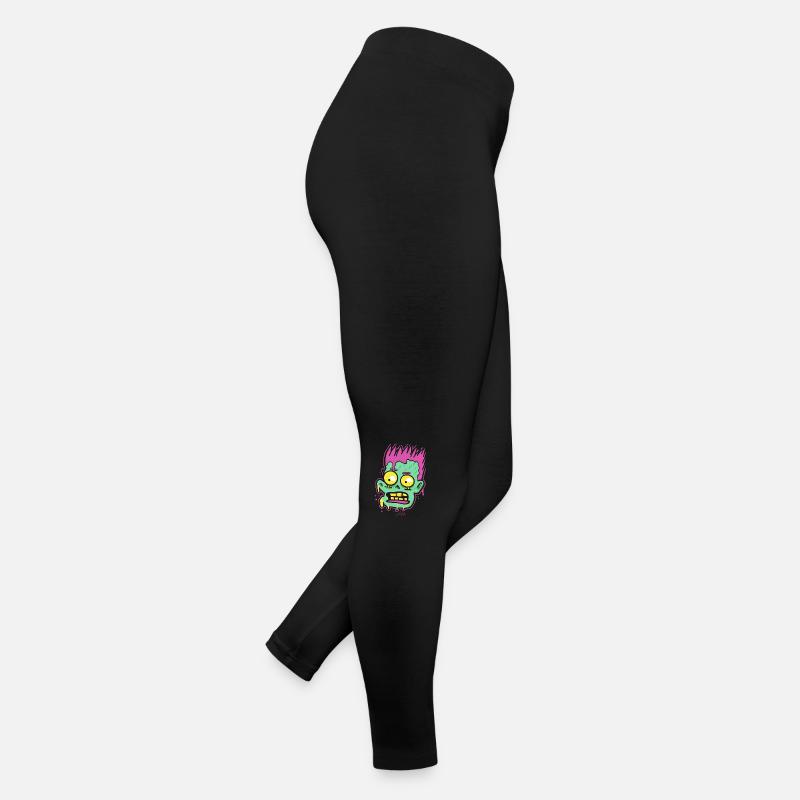 Cartoon Pop Art : si effrayant, un zombie Legging en jersey Femme