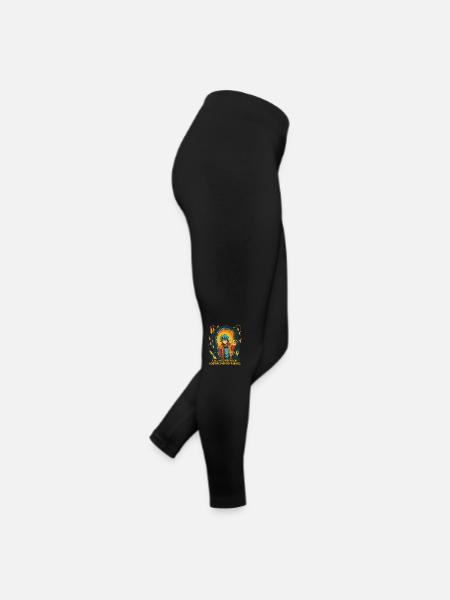 Dungeon Boy and the eternal darkness of puberty - Women’s Jersey Leggings - black - Right