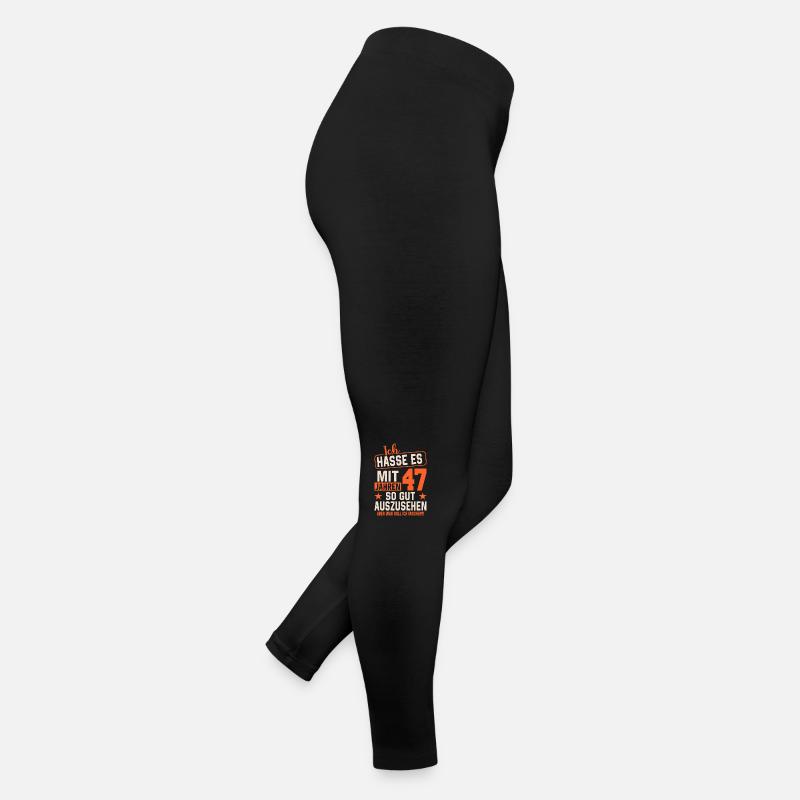 Geburtstags-Legende mit 47 Jahren Frauen Jersey Leggings