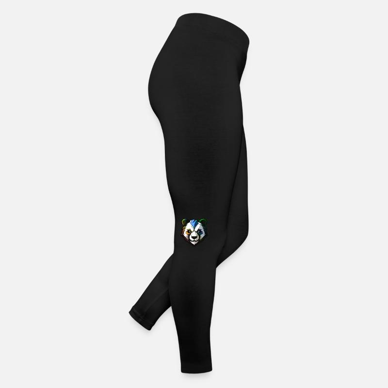 Tête de Panda Coloré Legging en jersey Femme