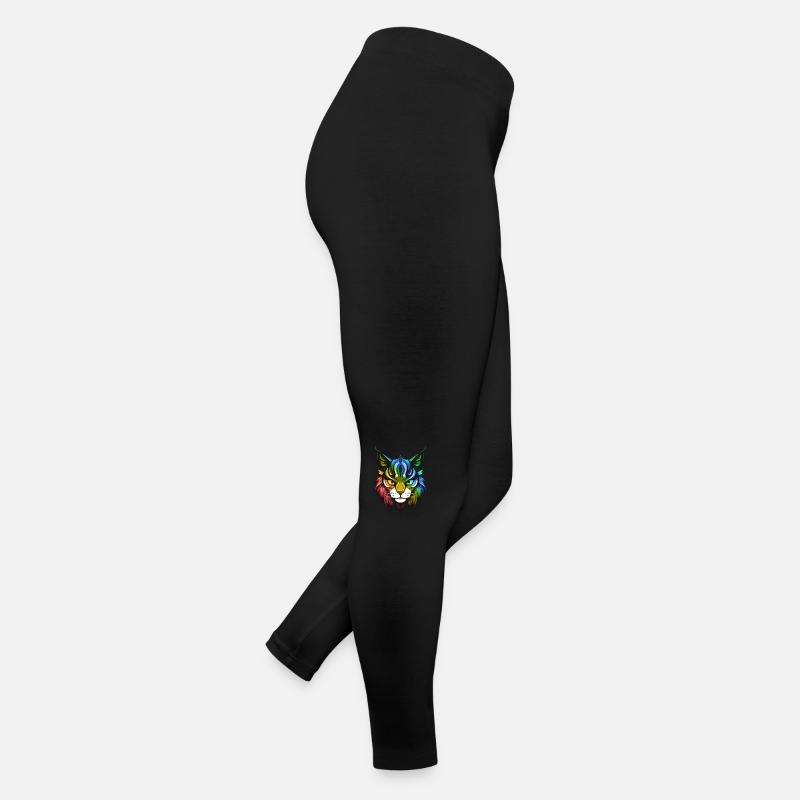 Katze Symbol Kopf Bunt Frauen Jersey Leggings