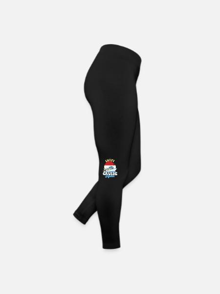 Egypt Cruise Squad Family Vacation Trip - Frauen Jersey Leggings - Schwarz - Rechts