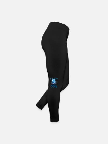 Ice Swimming It ́s Hard Being This Cool Ice Gift - Women’s Jersey Leggings - black - Right