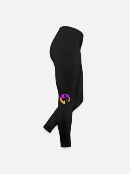 Wing Chun - Women’s Jersey Leggings - black - Right
