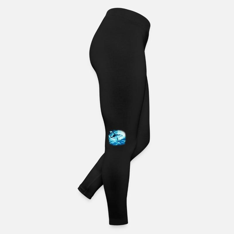 Baleine bleue Legging en jersey Femme