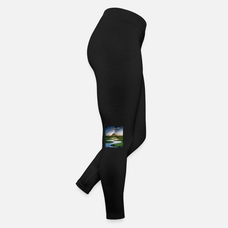 Abtei Mont Saint Michel, Frankreich Frauen Jersey Leggings