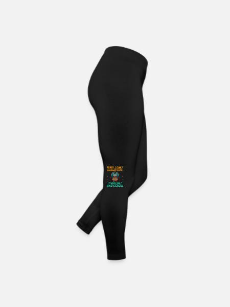Sorry I Can't I'm In A Committed Relationship With - Women’s Jersey Leggings - black - Right