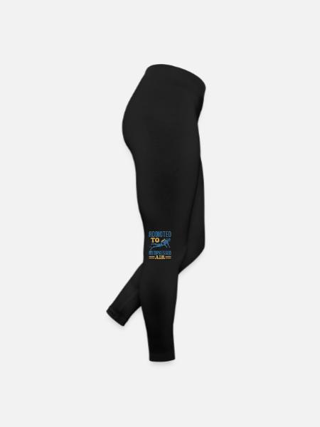 Accro à la plongée sous-marine à l’air comprimé - Legging en jersey Femme - noir - Droite