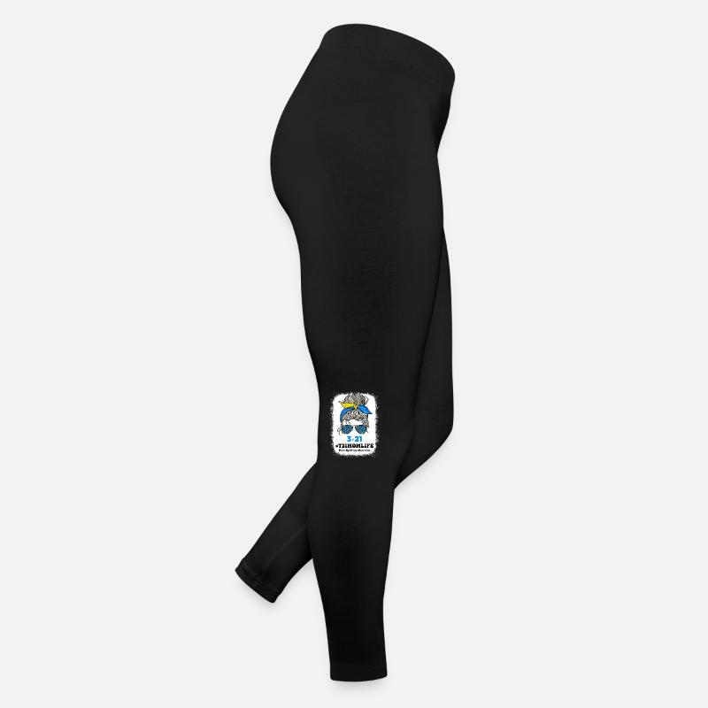 T21 World Down Syndrome Day 321 Awareness Support Women’s Jersey Leggings