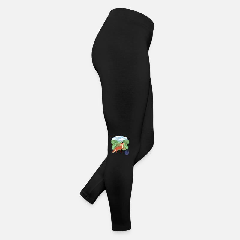 Fuchs Garten Gießkanne Hobbygärtner Gartenbau Frauen Jersey Leggings