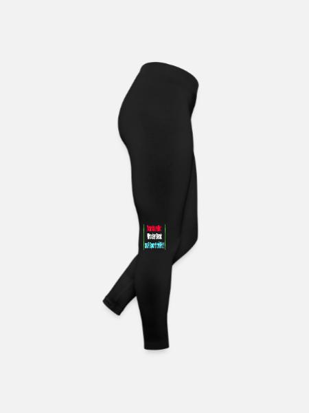Tamburello : là où le rythme rencontre le sport - Legging en jersey Femme - noir - Droite