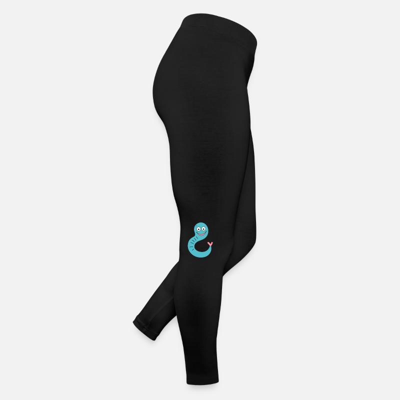 regenwürmer Frauen Jersey Leggings