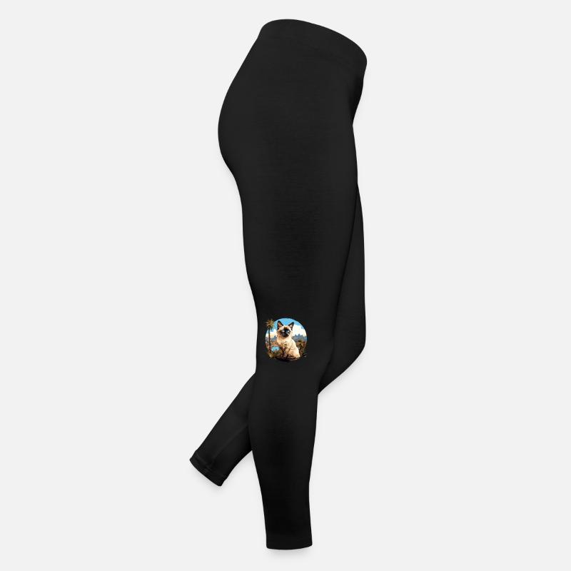 Chat balinais Balinesenkatze Legging en jersey Femme