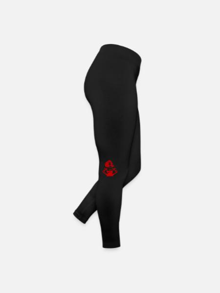 Woman Muscles Gym Bodybuilding Fitness - Women’s Jersey Leggings - black - Right