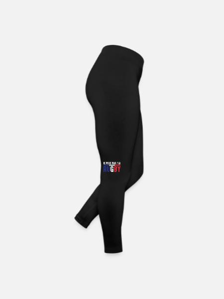 J'Peux Pas J'ai Rugby Joueur de Rugby france Drôle - Legging en jersey Femme - noir - Droite
