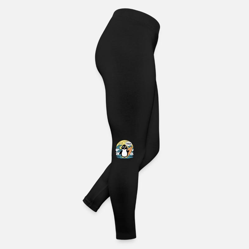 CHILLIN' COMME UN PINGOUIN Legging en jersey Femme