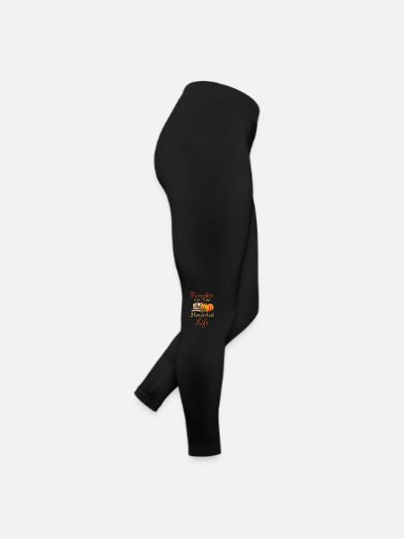 Pumpkin Spice And Homeschool Life - Women’s Jersey Leggings - black - Right