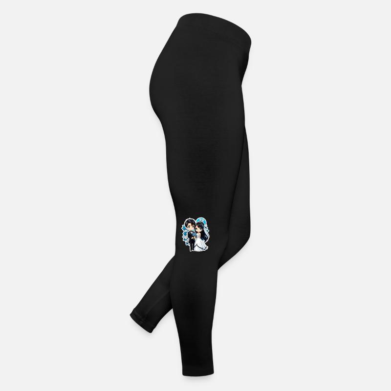 Just Married - Zur Hochzeit Frauen Jersey Leggings