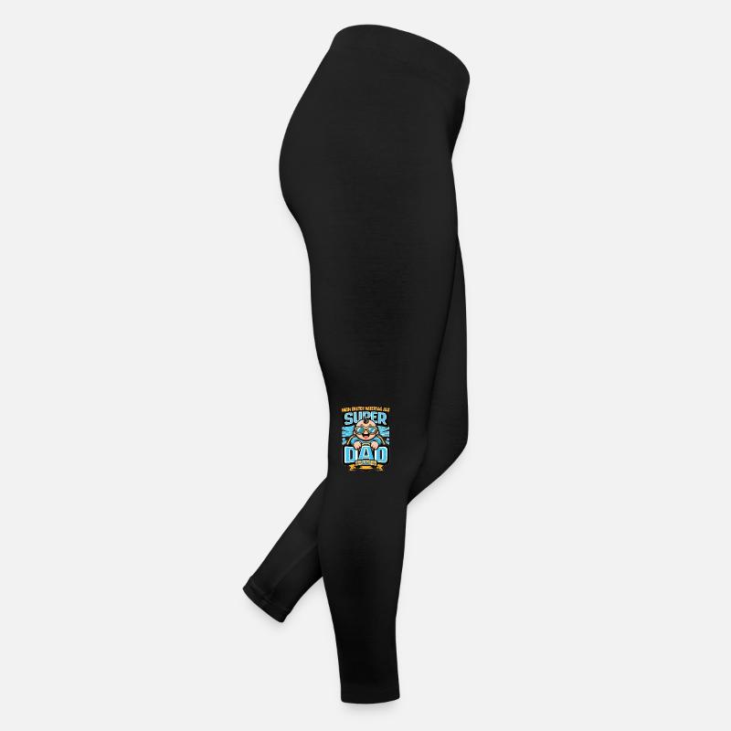 Mein Erster Vatertag als Super Dad 2024 Frauen Jersey Leggings