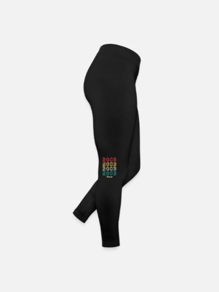 21 Years Old Vintage 2003 Limited Edition 21st - Women’s Jersey Leggings - black - Right