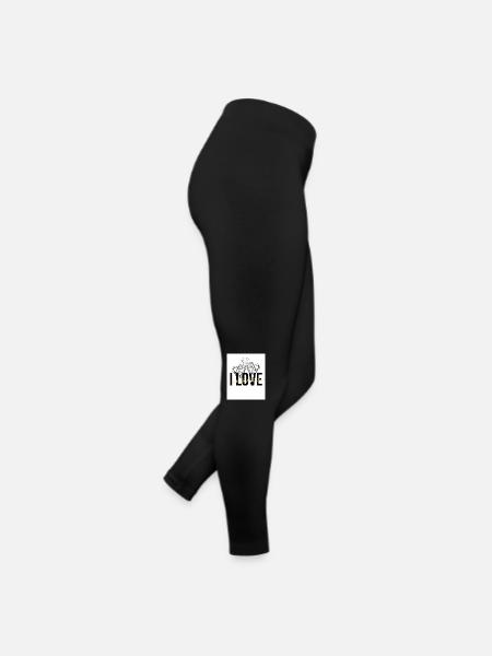 J’adore - Legging en jersey Femme - noir - Droite
