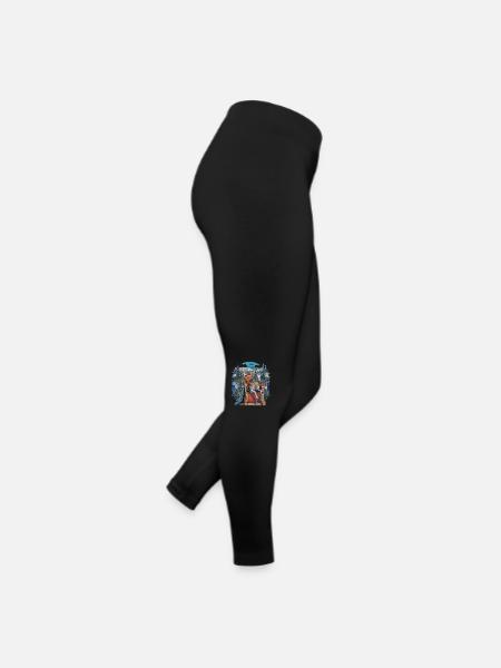 Horse, Prince Charming, Fairy Tale, Horses, Steed, Ruler - Women’s Jersey Leggings - black - Right