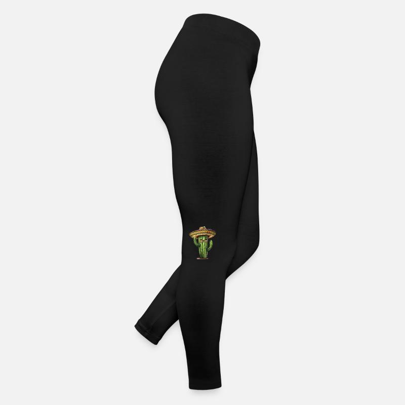 Drôle de cactus au sombrero Legging en jersey Femme