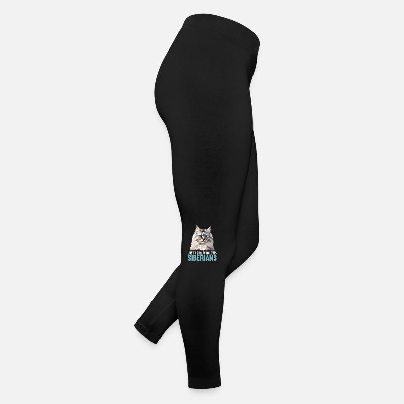Chat Sibérien Sibirische Katze Legging en jersey Femme