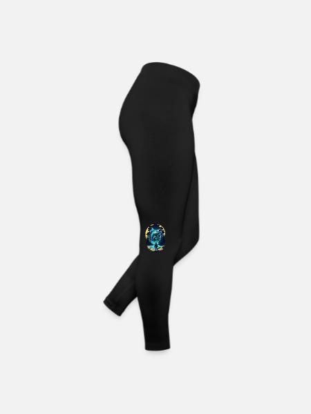 Poisson bar - Legging en jersey Femme - noir - Droite