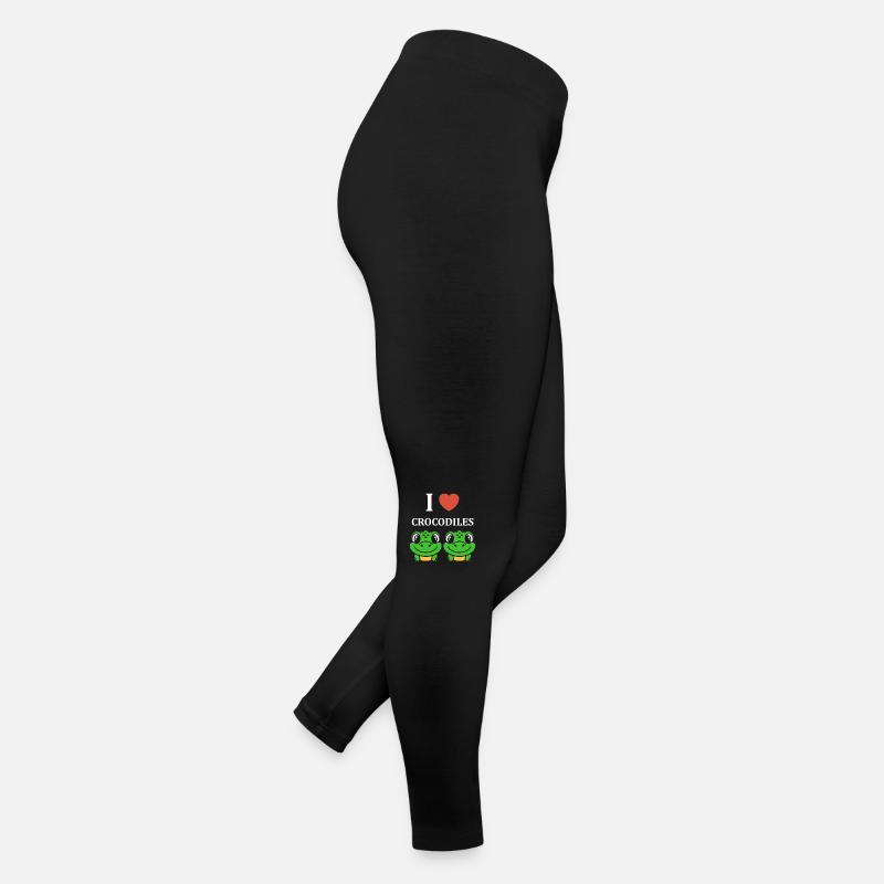 Humour Crocodile Legging en jersey Femme