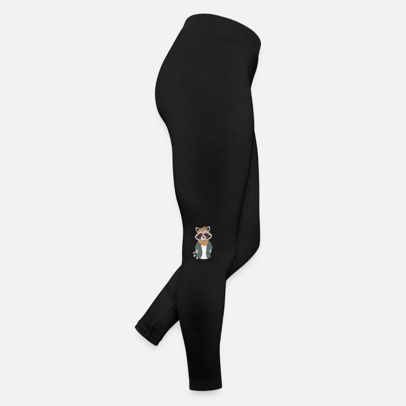 Mama Waschbär Waschbärenliebhaber Muttertag Frauen Jersey Leggings