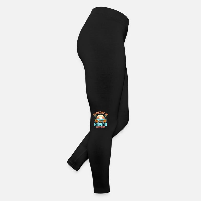 Quelqu’un à Hawaï m’aime Legging en jersey Femme
