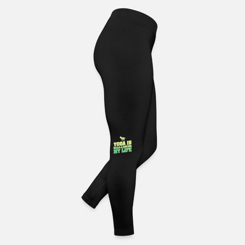 Goat Yoga Balancing My Life Women’s Jersey Leggings