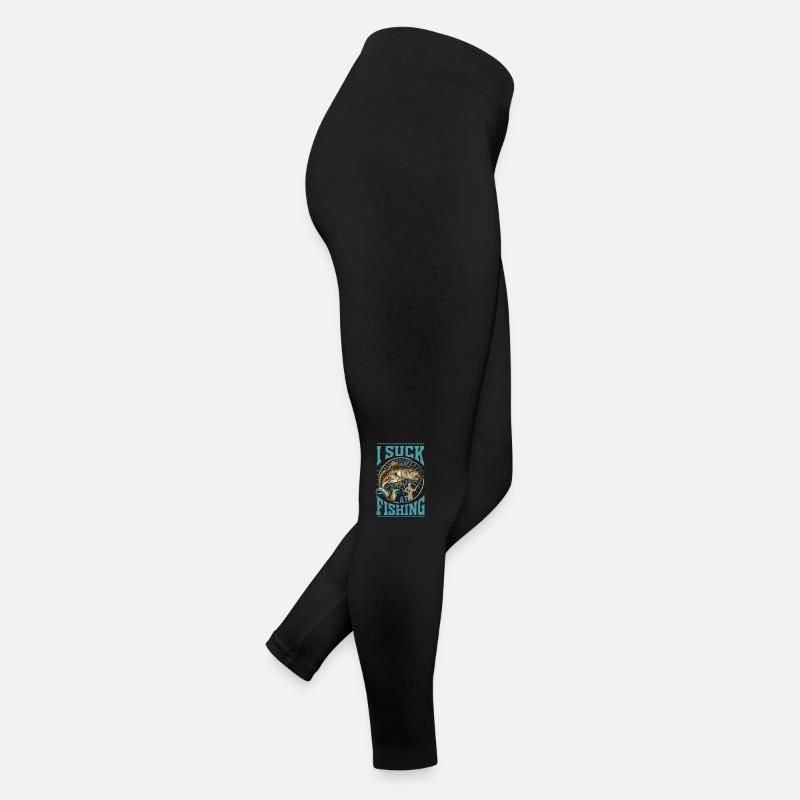 I suck at fishing Women’s Jersey Leggings