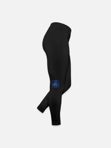 November 1952 - Birthday in November Awesome - Women’s Jersey Leggings - black - Right