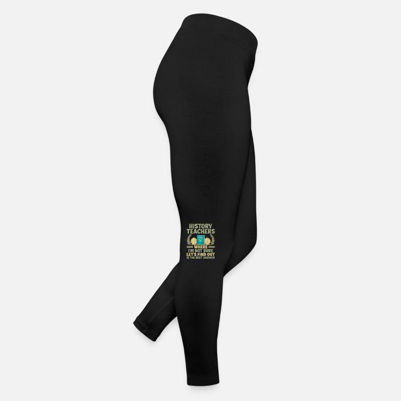Geschichtslehrer Lustige Geschichtslehrer Sprüche Frauen Jersey Leggings