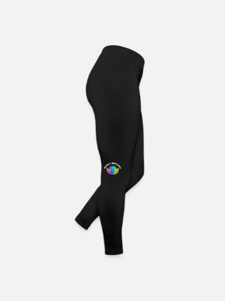 Fortement médité - Legging en jersey Femme - noir - Droite