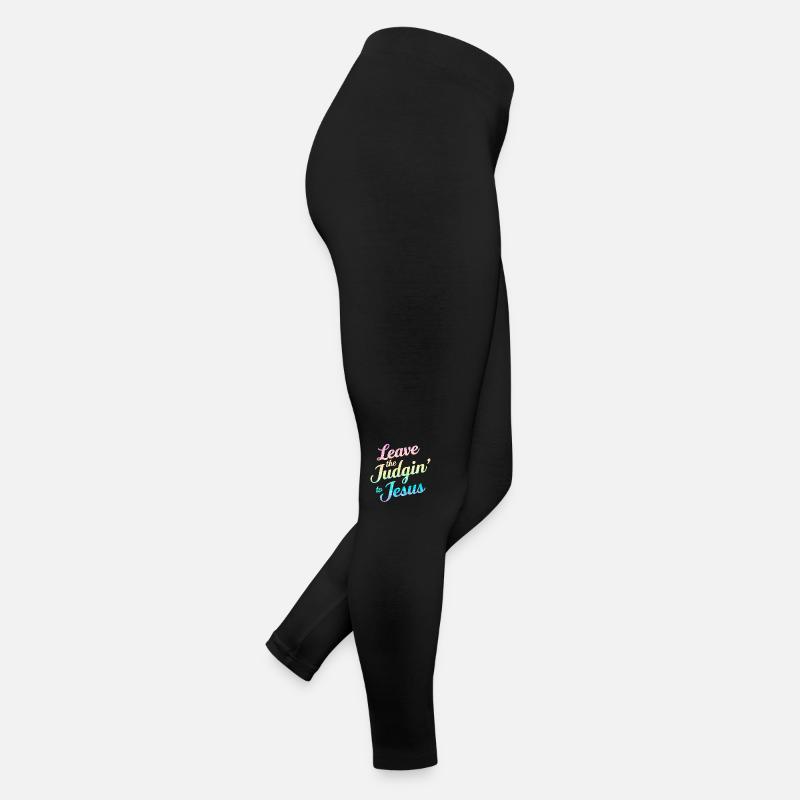 Leave The Judgin' To Jesus Women’s Jersey Leggings