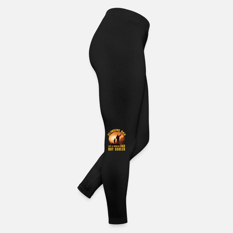 Klettern Papa wie ein normaler Papa, aber cooler Frauen Jersey Leggings