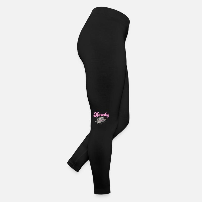 Western Country Texas Cowboy Hat Women’s Jersey Leggings
