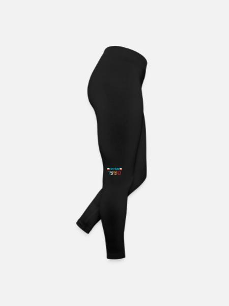 Millésime anniversaire des années 1990 - Legging en jersey Femme - noir - Droite